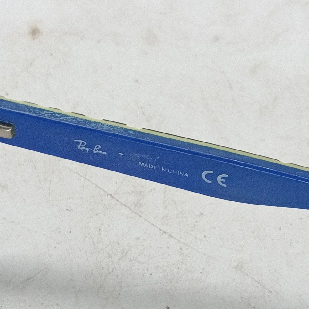 Ray-Ban RB1535 Jr 3600 Gray Blue Kids Rectangle Eyeglasses Frames Only 25